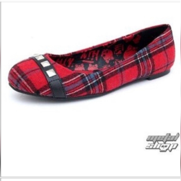 🔥NIB Abbey Dawn Tartan Plaid Ballerina Flats size 7 - Picture 4 of 12